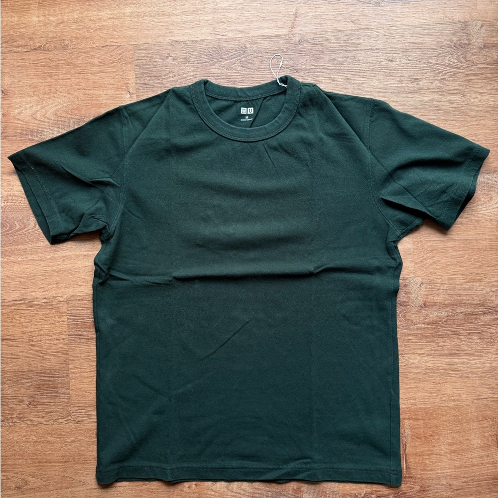 Uniqlo Men's Crew Neck T-Shirt — Forest Green